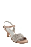 David Tate Trio Evening Sandal In Beige