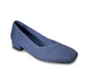 David Tate Union Square Toe Pump In Blue