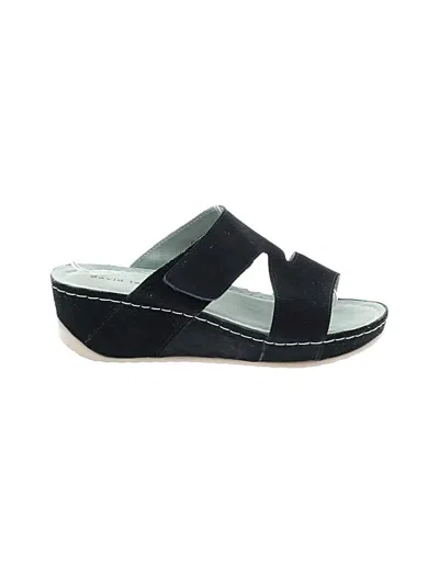 Pre-owned David Tate Wedges In Black