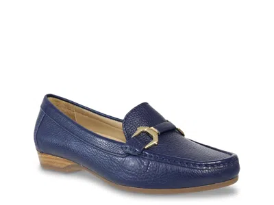 David Tate Wide Width Fusion Loafer In Blue