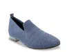David Tate Wide Width Ulyssa Loafer In Blue