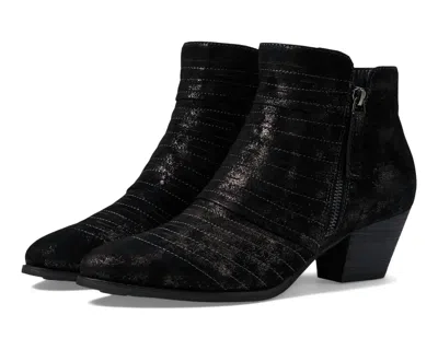 David Tate Women's Bellview Ankle Boots In Black Antique Suede