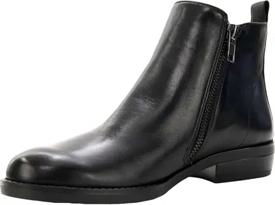 David Tate Women's Cubana Ankle Boots In Black Nappa Leather In Multi