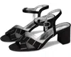 David Tate Cocktail Ankle Strap Sandal In Black