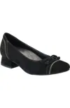 David Tate Heritage Cap Toe Pump In Black