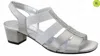David Tate Extra Wide Width Event Gladiator Sandal In White