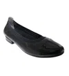 David Tate Women's Nicole Flats - Wide Width In Black In Black