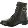 David Tate Womens Lace-up Leather Combat & Lace-up Boots In Brown