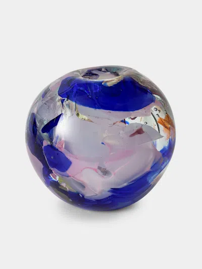 David Valner Recovered History Hand-blown Glass Vase (8.5in/22cm)