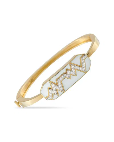 David Webb 18k 0.34 Ct. Tw. Diamond Bracelet (authentic Pre-loved) In Gold