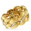 David Webb 18k Yellow Gold 4.50ct Diamond Bracelet Dv07-090225 In Gold