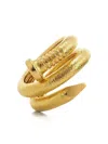 David Webb 18k Yellow Gold Hammered Nail Ring In Gold