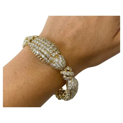 Pre-owned David Webb 20 Carat Vintage  Diamond Bracelet In Multi