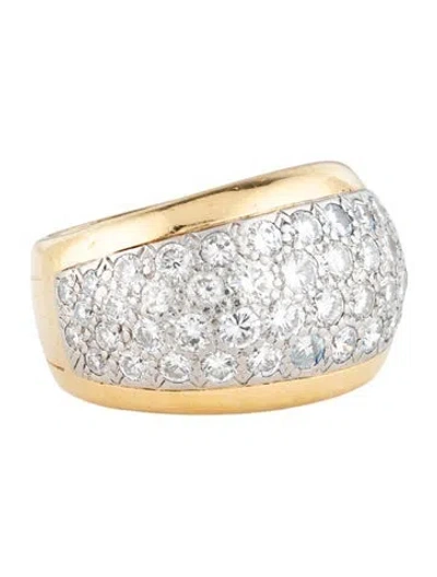 Pre-owned David Webb 2.75ctw Diamond Band In Multi