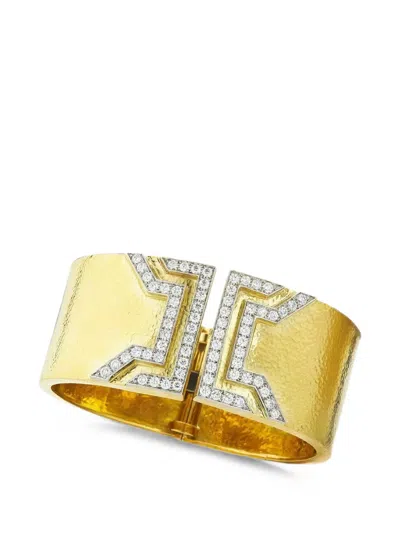 David Webb Electra Armband Mit Diamant In Gold