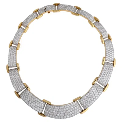 Pre-owned David Webb Important  18k Gold And Diamond Necklace In Multiple