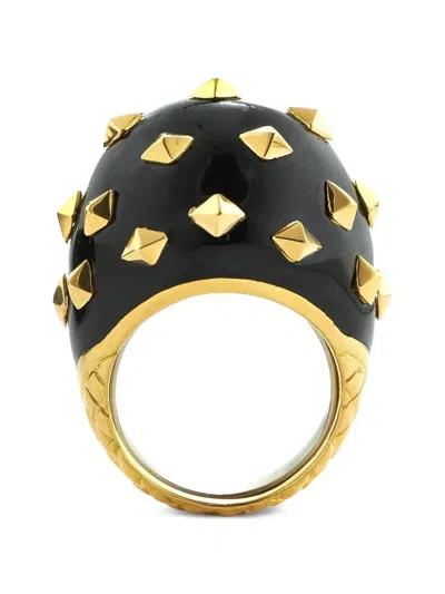 David Webb Jackie Ring In Black