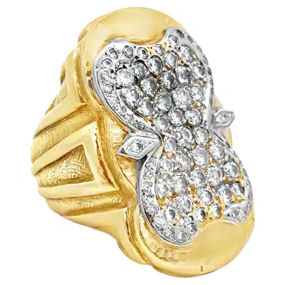 Pre-owned David Webb Men's Diamond Ring In Multiple