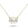 David Webb Skip 18k Yellow Gold Diamond And White Enamel Necklace Dv06-090225 In Gold