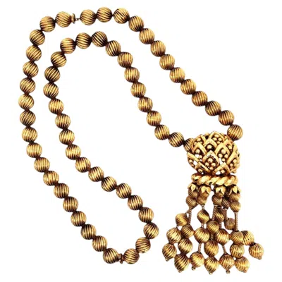 Pre-owned David Webb Tassel Necklace In Multiple