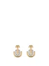 David Webb Unity Diamond Earrings In Multi