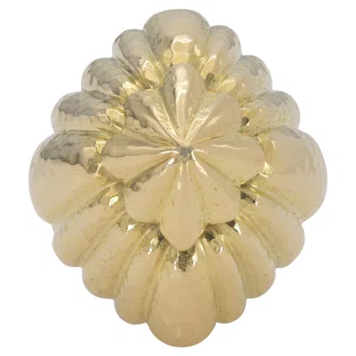 Pre-owned David Webb Vintage 1980s  Gold Pyramid Ring In Multi