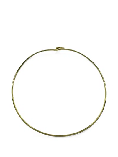 David Webb Wire Collar Necklace In Green