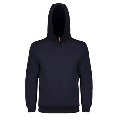 David Wej Blue Enzo Cotton Hoodie - Navy