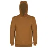David Wej Brown Enzo Cotton Hoodie - Coffee