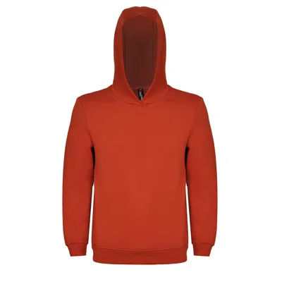 David Wej Enzo Cotton Hoodie - Orange