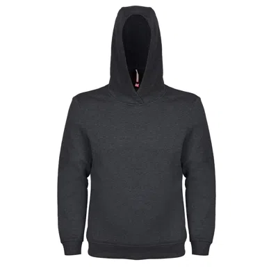 David Wej Grey Enzo Cotton Hoodie - Charcoal