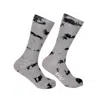David Wej Men's Abstract Socks -  Grey In Gray