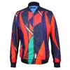 David Wej Men's Adimu Bomber Jacket – Red Multicolor In Red