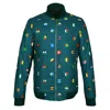 David Wej Men's African Nation Bomber Jacket - Green In Green