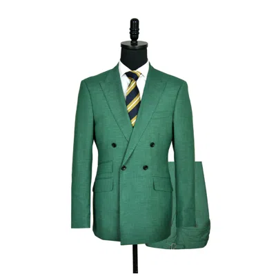 David Wej Men's Aldo Double Breasted Suit In Green