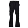 David Wej Men's Ashford Loose Fit Cargo Trouser – Black In Black