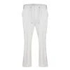 David Wej Men's Ashford Relaxed Loose Fit Drawstring Trouser - White In White