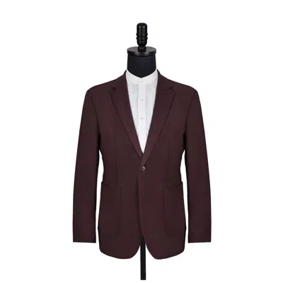 David Wej Men's Ashford Relaxed Single Breasted Blazer In Brown