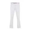 David Wej Men's Ashford Relaxed Trouser With Side Adjusters  In White In White