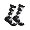 David Wej Men's Black / White Patterned Socks - Black & White In Black