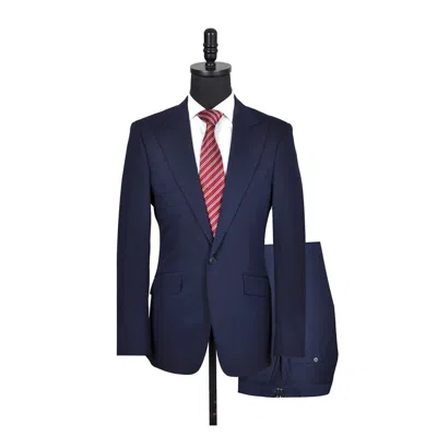 David Wej Men's Blue Aldo Single Breasted Suit In Navy