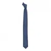 David Wej Men's Blue Plain Cotton Tie – Chambray In Blue