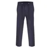 David Wej Men's Blue Plain Loose Fit Drawstrings Trouser – Navy In Blue
