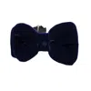 David Wej Men's Blue Velvet Pretied Bow Tie – Navy In Blue