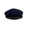 David Wej Men's Blue Wickliffe Wool Beret – Navy In Blue