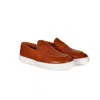 David Wej Men's Bradford Calf Leather Sneakers - Brown In Brown
