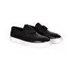 David Wej Men's Bradford Tassel Sneakers - Black In Black