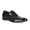 David Wej Men's Classic Formal Leather Shoe - Black In Black
