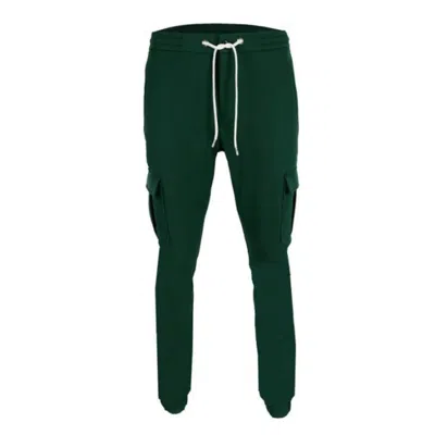 David Wej Men's Drawstring Trousers With Cargo Pockets – Green
