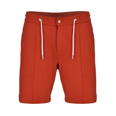 David Wej Men's Enzo Cotton Loose Fit Short - Orange
